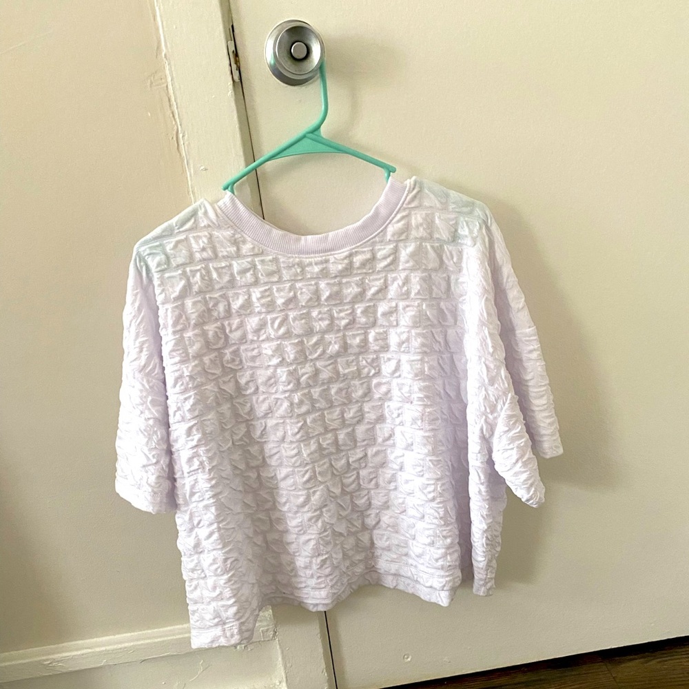 Quilted Boxy Tee